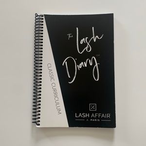 LASH AFFAIR Classic Curriculum The Lash Diary Lash Extensions Book